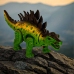 Tālvadības pults vadāms dinozaurs RC Stegosaurus stegozaurs staigā iedegas gaisma rēca