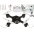 Syma X23W 2.4GHz 4CH FPV Wi-Fi RC drons melns