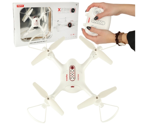 Syma X23W 2.4GHz 4CH FPV Wi-Fi balts RC drons