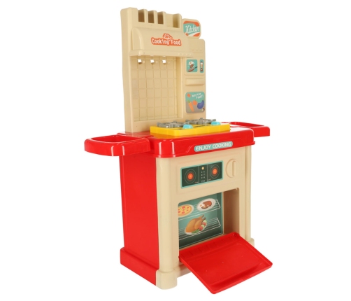 Bērnu viegla plastmasas virtuve liela 44 gab.