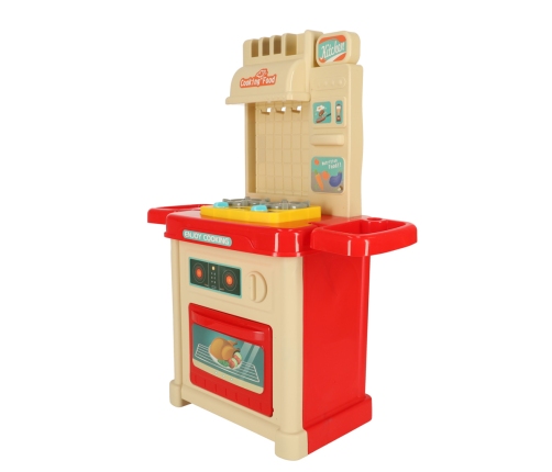 Bērnu viegla plastmasas virtuve liela 44 gab.