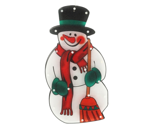 LED piekaramais apgaismojums Ziemassvētku rotājums sniegavīrs 45cm