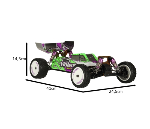 Tālvadības auto RC WLToys 104002 1:10 4WD 2.4Ghz