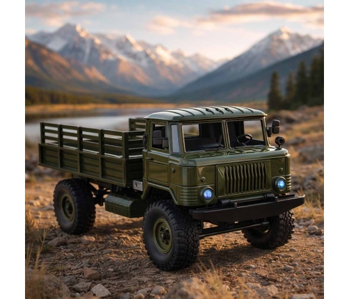 Militārā automašīna RC Off-Road 4WD 1:16 RTR