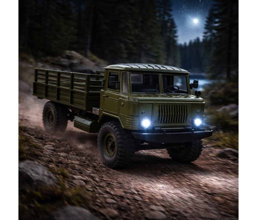 Militārā automašīna RC Off-Road 4WD 1:16 RTR