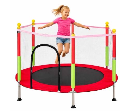 Bērnu dārza batuts 140cm sarkans