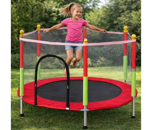 Bērnu dārza batuts 140cm sarkans