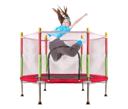 Bērnu dārza batuts 140cm sarkans