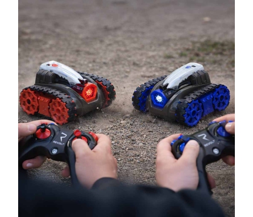 RC Revolt BATTLE tālvadības automašīnas kaujas režīms skaņas gaismas 2pak