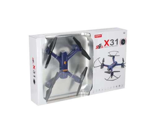 Syma X31 2,4GHz GPS 5G HD tālvadības drons ar tālvadības kameru