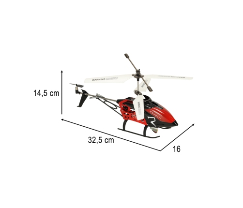 RC tālvadības helikopters Revolt S39-1 XL sarkans