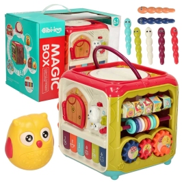 Sensorā rotaļlieta bērniem kubs 6in1