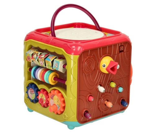 Sensorā rotaļlieta bērniem kubs 6in1