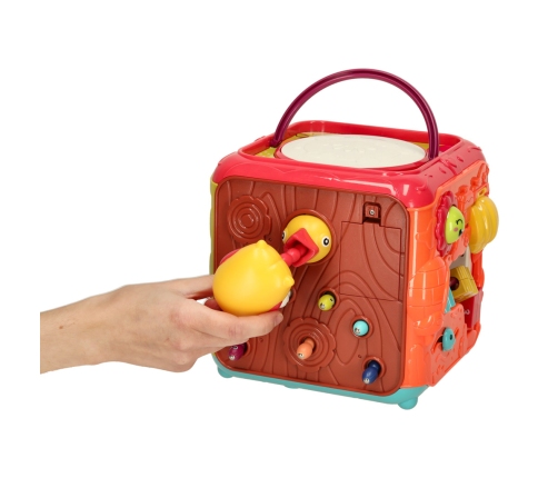 Sensorā rotaļlieta bērniem kubs 6in1