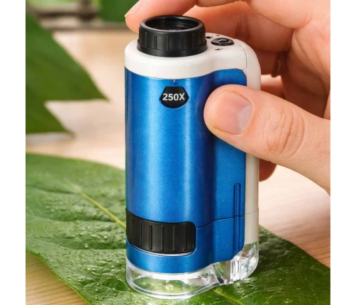 Izglītojošs portatīvais kabatas mikroskops bērniem