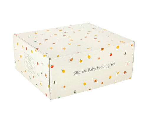 Bērnu silikona trauki vāverīte tumši nē