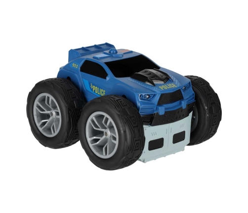 RC Revolt 2 Sided Rescue Racer zils tālvadības auto