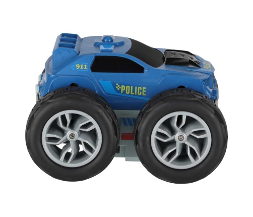 RC Revolt 2 Sided Rescue Racer zils tālvadības auto