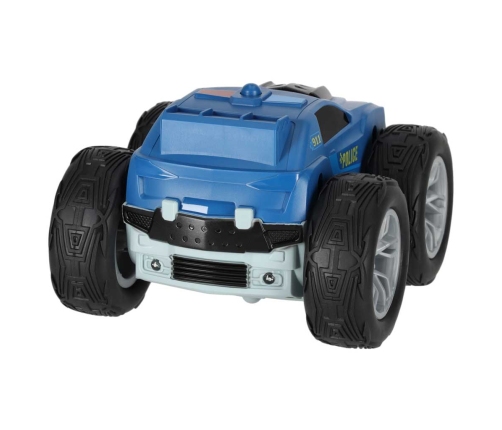 RC Revolt 2 Sided Rescue Racer zils tālvadības auto