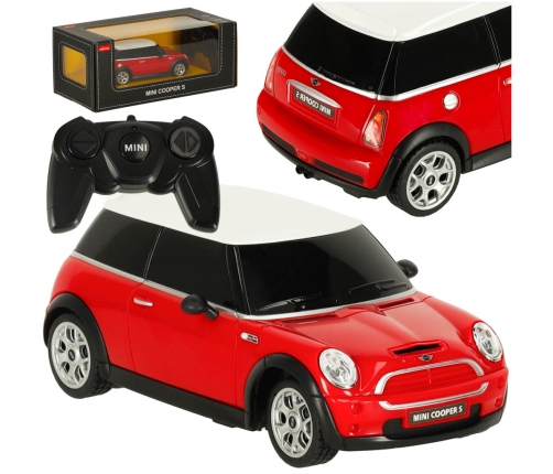 RC auto 1:24 MINI COOPERS sarkans