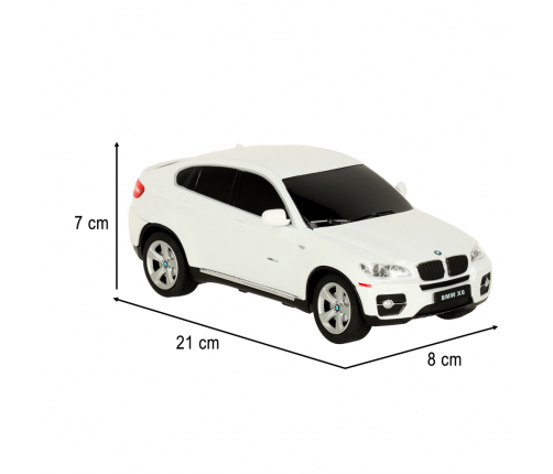 RC auto 1:24 BMW X6 balts