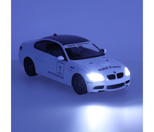 RC auto 1:14 BMW M3 balts