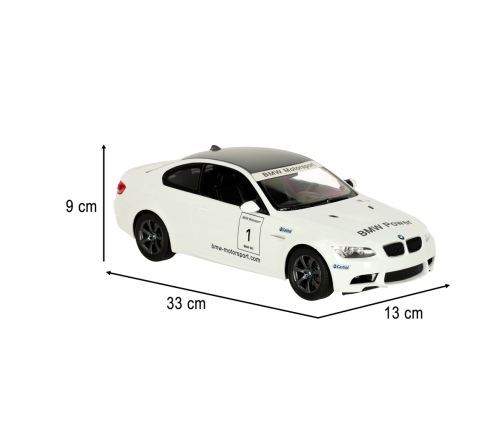 RC auto 1:14 BMW M3 balts