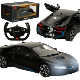 RC auto 1:14 BMW i8 atveramās durvis melns