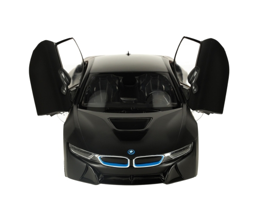 RC auto 1:14 BMW i8 atveramās durvis melns