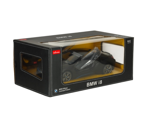 RC auto 1:14 BMW i8 atveramās durvis melns