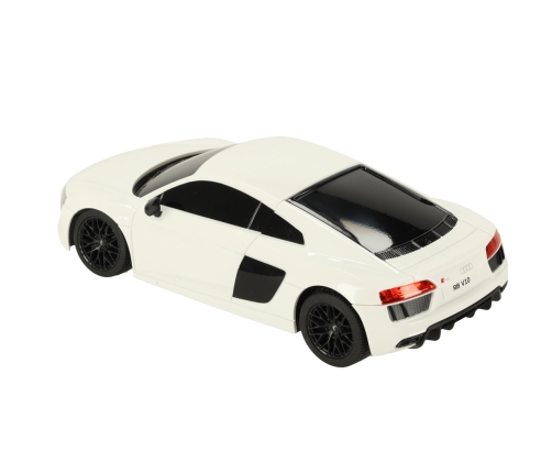 RC auto 1:24 AUDI R8 2015 balts