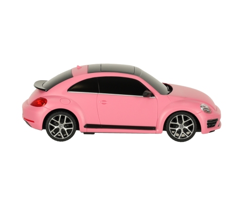 RC auto 1:24 Volkswagen Beetle-UV rozā krāsā