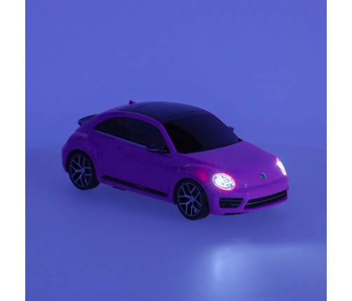 RC auto 1:14 Volkswagen Beetle rozā krāsā