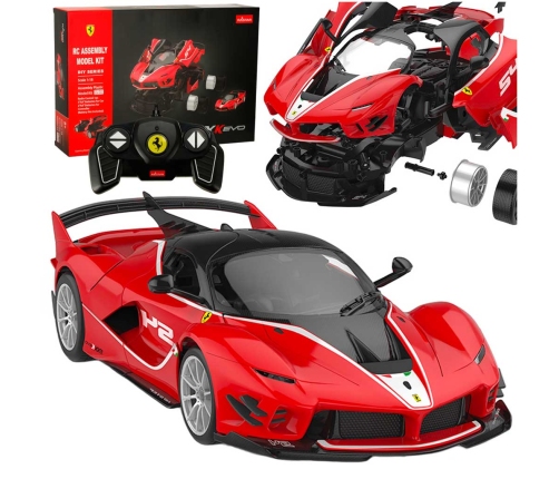 RC auto 1:18 Ferrari saliekamais komplekts