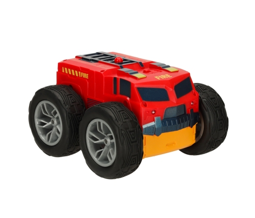 RC Revolt 2 Sided Rescue Racer zils tālvadības auto