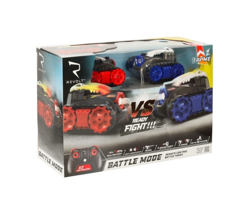 RC Revolt BATTLE tālvadības automašīnas kaujas režīms skaņas gaismas 2pak