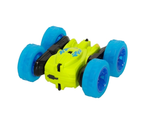 RC Revolt Flip Speeder tālvadības automašīna ar kvēlojošiem riteņiem