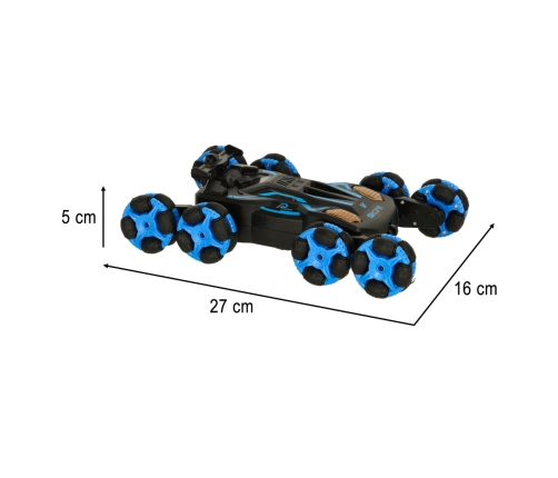 RC tālvadības pults auto 8 riteņi ar pasaules mūziku