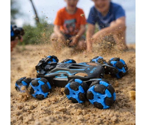 RC tālvadības pults auto 8 riteņi ar pasaules mūziku