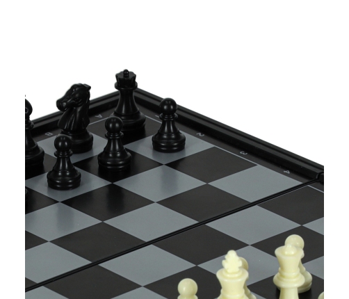 Magnētiskā šaha dambrete puzzle spēle