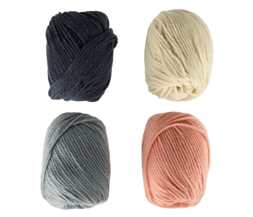 Adāmpavediens bumbiņa vilnas dzija 4 gab.