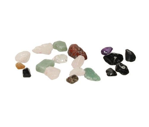 Arheoloģija komplekts akmens minerāli 9 el.