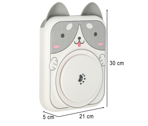 Potter's wheel radošais māla komplekts krāso suni pelēkā krāsā