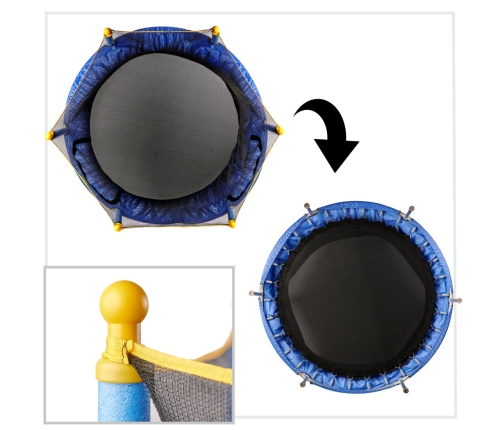 Bērnu dārza batuta tīkls 140cm