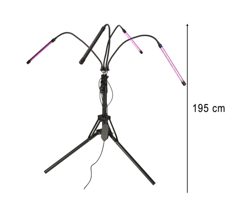 LED augu augšanas lampas panelis 4x80LED