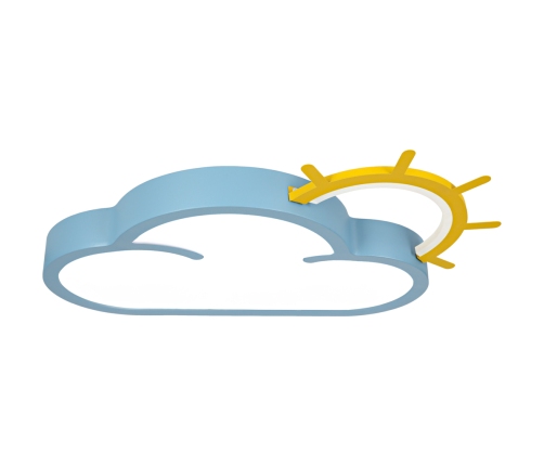 LED griestu lampas plafons bērnu istabai LUMELA + tālvadības pults mākoņzils