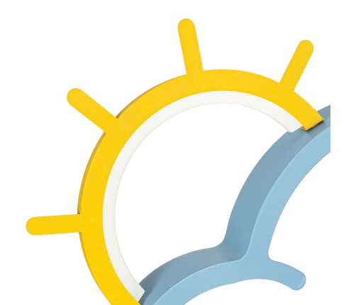 LED griestu lampas plafons bērnu istabai LUMELA + tālvadības pults mākoņzils