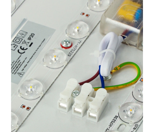 LED griestu lampas plafons bērnu istabai LUMELA + tālvadības pults mākoņzils