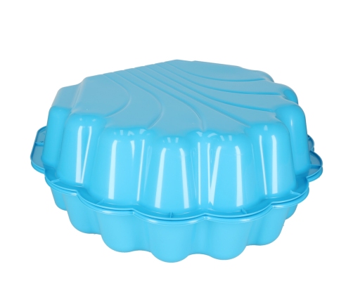 Slēdzams smilšu kaste Shell Twins dubultā zila