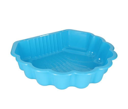 Slēdzams smilšu kaste Shell Twins dubultā zila